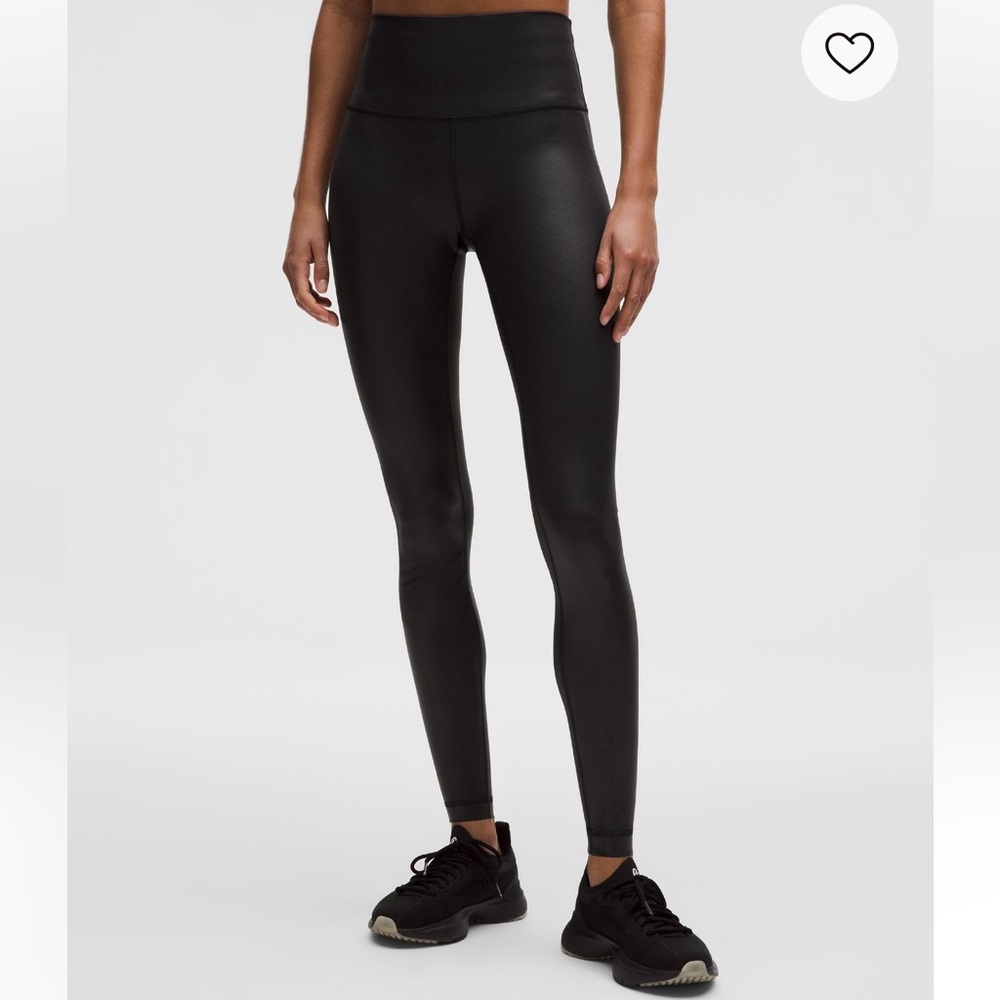 Lululemon Athletica Shiny Black Leggings